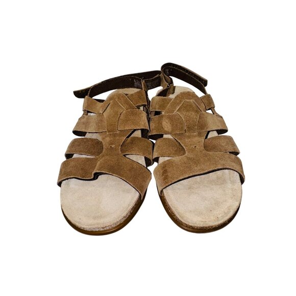 Munro Corine Brown Suede Gladiator Sandals Size 6.5 Comfort Cushion Ortho Shoe - Picture 4 of 11